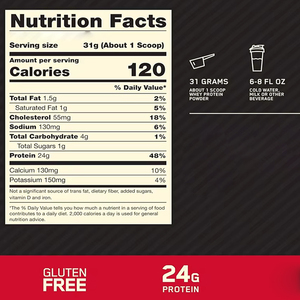 OEM Nutrition <span class=keywords><strong>Gold</strong></span> <span class=keywords><strong>Standard</strong></span> 100% <span class=keywords><strong>Whey</strong></span> Protein Powder, compléments nutritionnels pour la remise en forme et le sport - Product Image 5