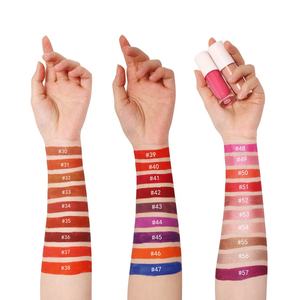 Rouge à lèvres végétalien liquide imperméable, 57 couleurs, étiquette privée, rouge à lèvres mat personnalisé, vente en gros - Product Image 6