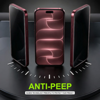 Protection d'Écran en Verre Trempé Anti-Espion XGorilla pour iPhone 17 Pro Max/16/15 13xr, Ultra-Mince HD, Anti-Poussière, Installation Facile