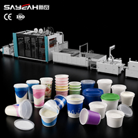 Hoge snelheid PP zuivel-yoghurtbeker dessertbeker maakmachine automatische plastic bekermachine