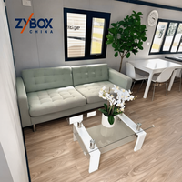 ZYBOX Moderna Villa/Apartamento Contenedor Plegable Expandible de Doble Ala de 20 pies, Montaje Rápido en 10 Minutos, Hogar Plegable Aislado