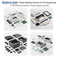 Pièces en plastique moulées par injection de précision multi-facettes personnalisées ODM, coque en plastique résistante à l'usure, engrenage en plastique pour équipement OA