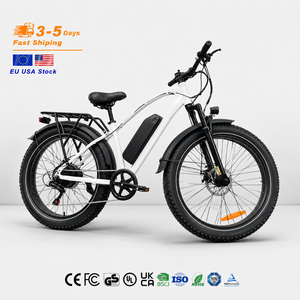 Manufacturer 750W Cargo Electric Bike 26*4 Inches Fat Tire Ebike Local Warehouse Free Shipping for Efficient Food Delivery - Product Image 1