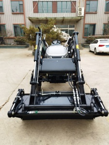 Mesin bergerak earthloader pertanian kualitas tinggi traktor bulldoser tugas berat dengan pemuat ujung depan - Product Image 4