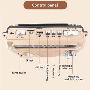 Radio a manovella <span class=keywords><strong>ricaricabile</strong></span> con la riproduzione flessibile della torcia elettrica <span class=keywords><strong>USB</strong></span> caricata Radio portatile Am Fm Radio di emergenza - Product Image 3