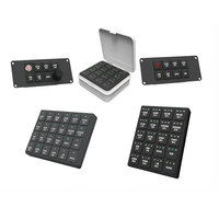 Clavier CANbus IP67 à 24 touches avec pavé tactile en silicone