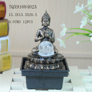 Estatua <span class=keywords><strong>de</strong></span> <span class=keywords><strong>Buda</strong></span> <span class=keywords><strong>de</strong></span> poliresina hecha a mano, precio barato, fuente Shiva - Product Image 3