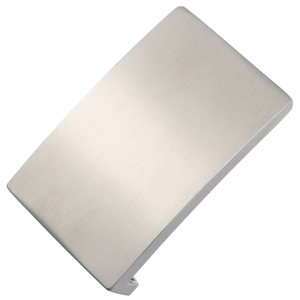 Deepeel Diy accesorios de cinturón de cuero de acero inoxidable para hombre hebilla de placa de cinturón hebilla suave - Product Image 4