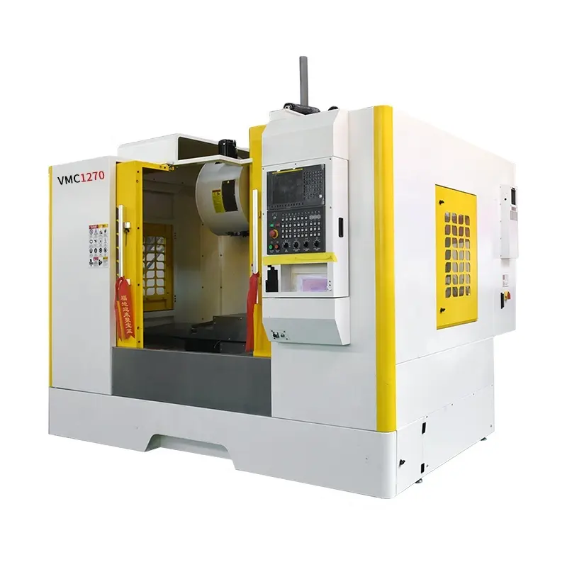 Vertical Machining Center Manufacturer Desktop Cnc Milling Machine Siemens vmc1270 cnc milling machine 4 axis for metal