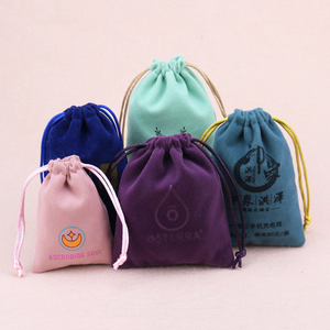 Sac cosmétique personnalisé pas cher, grand sac en velours à cordon pour chaussures/rasoir/sèche-cheveux - Product Image 5
