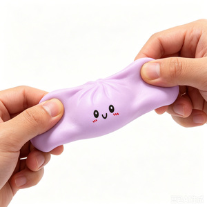 ของเล่นบีบ TPR ยี่ห้อ Kawaii Bun นุ่มนิ่ม บรรเทาความเครียด ของขวัญสำหรับงานปาร์ตี้ ซื้อจำนวนมาก สำหรับเด็กอายุ 14 ปีขึ้นไป - Product Image 6