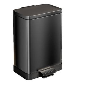 Cubo de Basura Rectangular de Acero al Carbono para Cocina, con Pedal y Cubo Interior Extraíble, para Uso en Interiores - Product Image 3