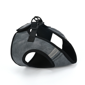 Harness Hewan Peliharaan Musim Dingin PU Polyester dengan Penutup Gesper untuk Anjing dan Kucing - Product Image 3