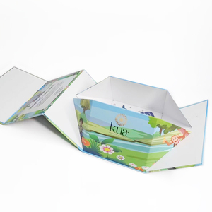 Recycled Custom Luxury Materials Gift <b>Foldable</b> Magnetic Closure <b>Box</b> for Cosmetic Packaging - Product Image 1