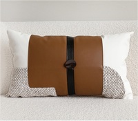 NOUVEAU Design Luxe Patchwork Housse de coussin pour canapé Taie d'oreiller décorative personnalisée de haute qualité pour la maison