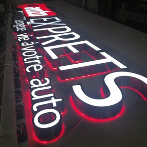 3D Led Cnc Signs Outdoor Shop Sign Trenzado Salon and Barbery Shop Frontlit 3D Business logo Signage Led Channel Letter Sign - Product Image 6