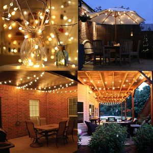 <span class=keywords><strong>Guirlande</strong></span> <span class=keywords><strong>lumineuse</strong></span> LED YN Globe, étanche, flexible, alimentée par USB/prise/solaire, pour chambre à coucher, patio, Noël, décoration de mariage - Product Image 4