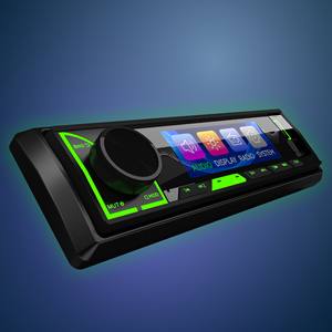 Autoradio 1DIN avec lecteur MP3 SPI, écran TFT, <span class=keywords><strong>Bluetooth</strong></span> mains libres, 5V RCA, 4x50W, 6 canaux, égaliseur 32 bandes, X Bass, RDS, FM, AM - Product Image 2