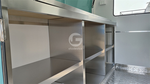 Remolque de Comida de 7.2 pies, Diseño Único Personalizado, Pintura Colorida, Carrito de Venta Ambulante Moderno - Product Image 5