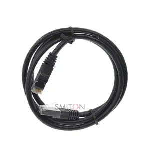 Kabel Ethernet berpelindung, kabel Patch 26AWG CAT6 berlapis emas