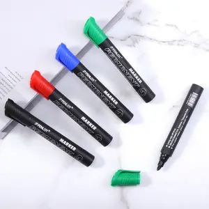 Permanent Markers Pens Chisel Tip Red Blue Black Green Classic Colors for Posters