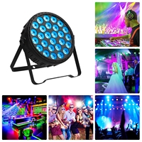 Projecteur PAR 120W 27x8W RGBW 4-en-1 DMX512 pour Scène, Discothèque, Fêtes, Noël, Halloween, Mariages