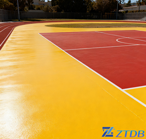 Soluciones personalizadas respetuoso con el medio ambiente elástico silicona PU deportes al aire libre revestimiento de suelo <span class=keywords><strong>para</strong></span> baloncesto tenis Pickleball corte cepillo - Product Image 5