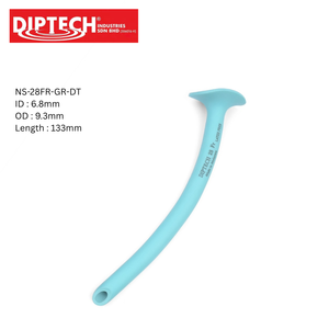 Tubo Nasofaríngeo Flexible y Suave de 28FR, Tamaño Adulto, Sin Látex, Marca Robertazzi, con Brida de Neopreno Lisa Tipo Trompeta, Fabricación OEM - Product Image 1