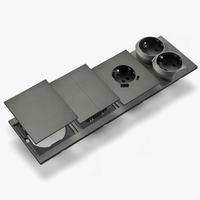 Interruptores y Enchufes de Pared WESA Ultrafinos con Botón Pulsador EU de 1/2/3 Vías con Enchufe USB Tipo C, Combinación Libre, Diseño Moderno de Lujo