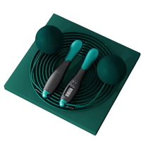 Cuerda para Saltar VIGFIT con Longitud Ajustable y Mango Antideslizante, Cuerda para Saltar con Dos Bolas para Entrenamiento