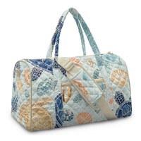Sac de voyage matelassé personnalisé à imprimé tortue hawaïenne, motif floral Art Déco tropical, pour le shopping, les voyages et le transport quotidien