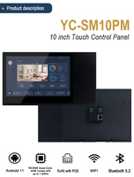 Tablette Android WiFi 10 pouces avec écran IPS, utilisation hôtelière, design bar, RK3566 Android 11, écran tactile 500 nits, automatisation de la maison intelligente
