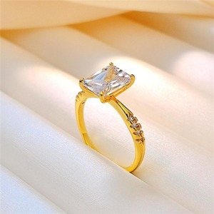 Anello Aperto Sottile con Dettaglio Scintillante, Design Delicato, Accessori di Moda per Donne - Product Image 4