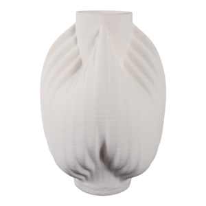 Vaso scultoreo in porcellana con design 3D testurizzato per l'arredamento del soggiorno - Product Image 4