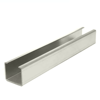 Support en C en acier inoxydable et alliage d'aluminium, surface galvanisée à chaud, épaisseur 1,5-3,0 mm, découpe/soudage/pliage