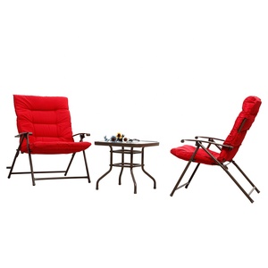 <span class=keywords><strong>Petite</strong></span> Table À Thé et à Café avec Coussin Chaise De Jardin Patio <span class=keywords><strong>Cafe</strong></span> & Extérieur - Product Image 1