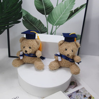 Mini Ours en Peluche de Remise de Diplôme, Ours Docteur, Jouets en Peluche Douce pour Enfants, Cadeau Académique pour Étudiants, Faveurs de Fête