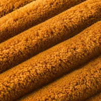 Tissu en polaire corail doux, chaud et épais, à rayures 3D en relief, pour la décoration intérieure et les vêtements de détente, vente en gros