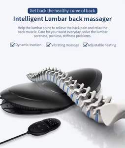 Alat pijat Lumbar untuk di rumah, alat pemijat fisioterapi, koreksi Lumbar dan bantal pinggang - Product Image 6
