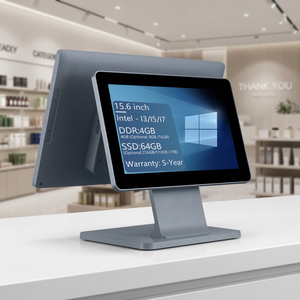 15.6 Inch Dual <b>Screen</b> <b>Touch</b> POS Terminal Android Win-dows Cash Register for Restaurant Retail Store Checkout - Product Image 1