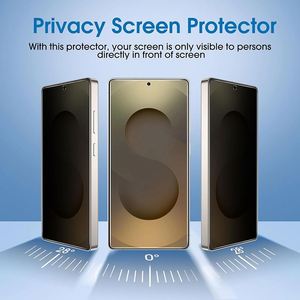 Protector de Pantalla de Vidrio Templado Anti-Espía 2.5D Personalizado de Fábrica para Samsung S26 Ultra, Compatible con Desbloqueo por Huella Dactilar para S26 - Product Image 3