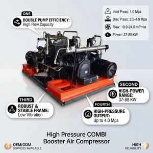 เครื่องอัดอากาศแบบลูกสูบสามสูบ 7.5 กิโลวัตต์ สำหรับอุตสาหกรรม - Product Image 5