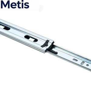 Gấp ba lần mở rộng đầy đủ bóng mang Ngăn kéo trượt-Kết thúc Kẽm với logo tùy chỉnh cho đường ray tủ - Product Image 3