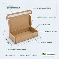 Boîtes d'expédition pliables en carton ondulé biodégradable et recyclable, super résistantes et écologiques, pour la vente en gros