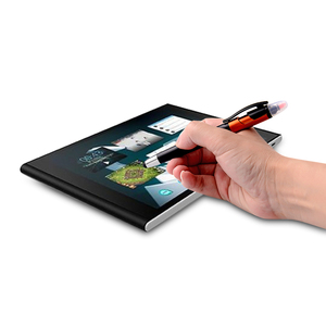 3 en 1 de bola de plástico de pluma y resaltador pluma con stylus capacitivo para cualquier pantalla táctil del producto - Product Image 4