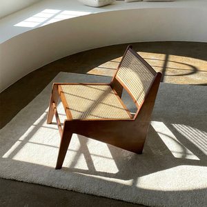 Gỗ rắn Tatami thực sự mây quán cà phê phòng khách công viên vườn đơn sáng tạo thoải mái giải trí ghế ngả - Product Image 4