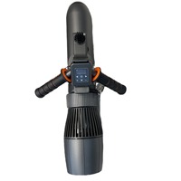 Propulseur sous-marin Kaimoluo CM5-2 500W 10A en ABS avec poignée pliable, vitesse de 11 km/h, batterie 20Ah pour SUP, paddle et plongée