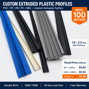 OEM Custom estrusione <span class=keywords><strong>profilo</strong></span> in <span class=keywords><strong>plastica</strong></span> PVC durevole UPVC 3D modello Design profili flessibili estruso - Product Image 1