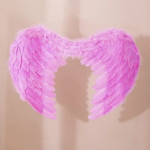 Ali <span class=keywords><strong>d</strong></span>'<span class=keywords><strong>angelo</strong></span> personalizzabili con colorante aureola di piume pura-fantasia per spettacoli di festa in Costume da parata - Product Image 1