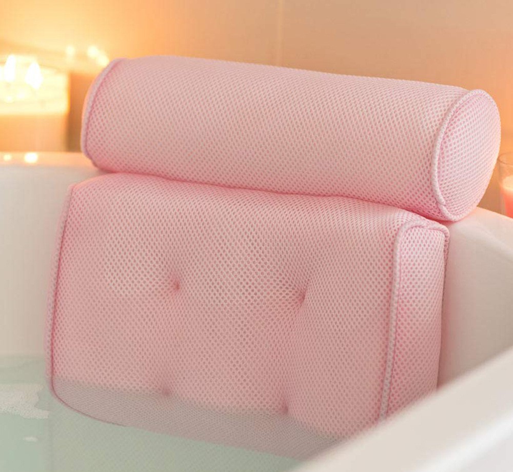 Подушка для ванны для домашнего использования в отеле, роскошный спа с присосками, водонепроницаемая OEM Экологически чистая 3d-подушка для ванны